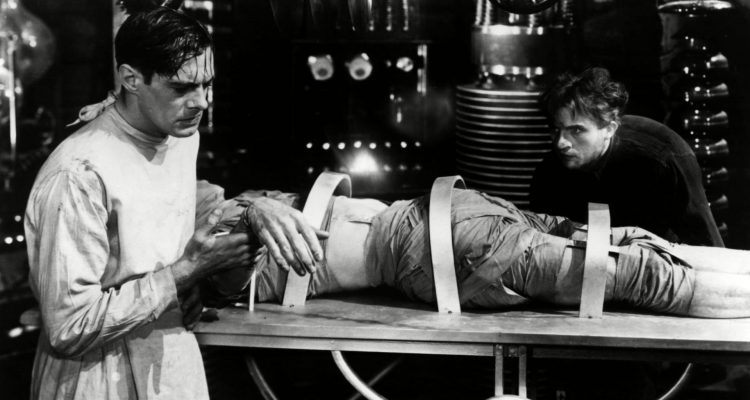 Colin Clive als Dr. Frankenstein aus Frankenstein 1931